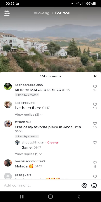 تيك توك الذهبي