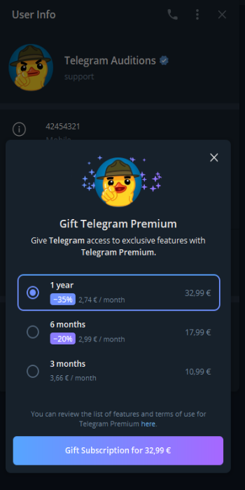 تنزيل تليجرام المميز